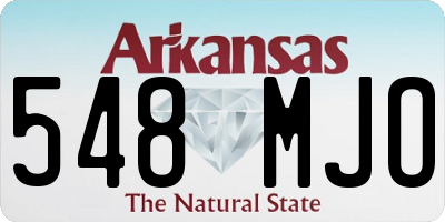 AR license plate 548MJO