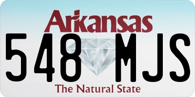 AR license plate 548MJS
