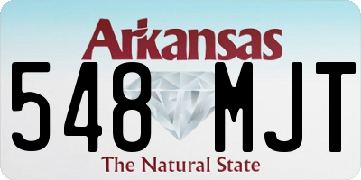 AR license plate 548MJT
