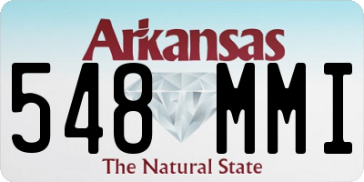 AR license plate 548MMI