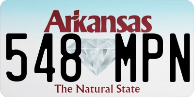 AR license plate 548MPN