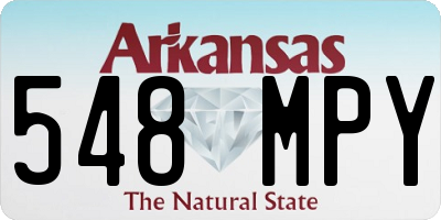 AR license plate 548MPY