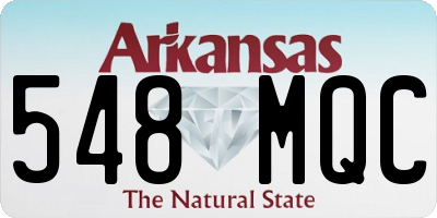 AR license plate 548MQC