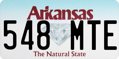 AR license plate 548MTE
