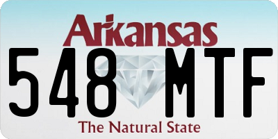 AR license plate 548MTF
