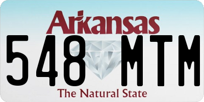 AR license plate 548MTM