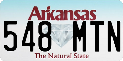 AR license plate 548MTN