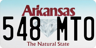AR license plate 548MTO