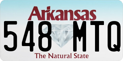 AR license plate 548MTQ