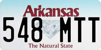 AR license plate 548MTT