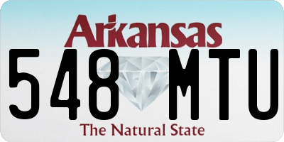AR license plate 548MTU