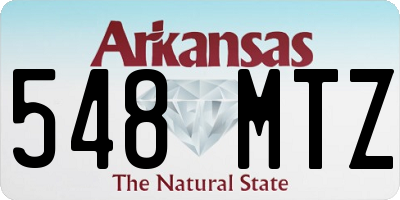 AR license plate 548MTZ