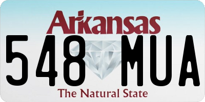 AR license plate 548MUA