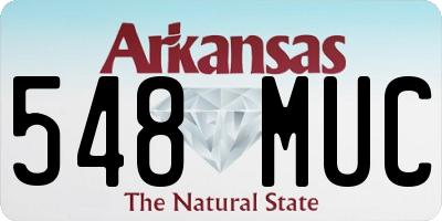 AR license plate 548MUC