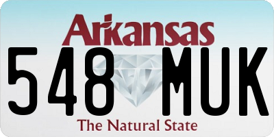 AR license plate 548MUK