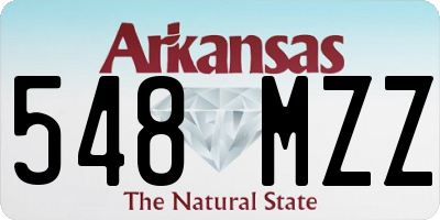 AR license plate 548MZZ