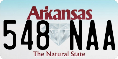 AR license plate 548NAA