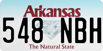 AR license plate 548NBH