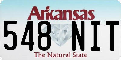 AR license plate 548NIT