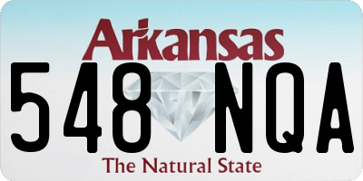 AR license plate 548NQA