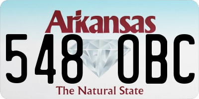 AR license plate 548OBC