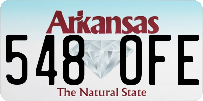 AR license plate 548OFE