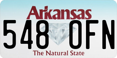 AR license plate 548OFN