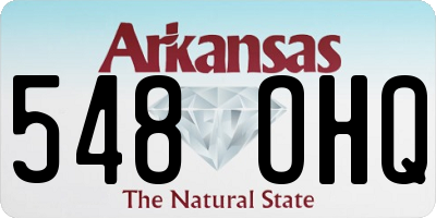 AR license plate 548OHQ
