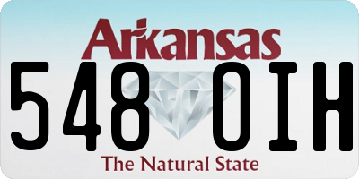 AR license plate 548OIH