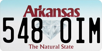 AR license plate 548OIM