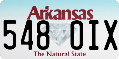 AR license plate 548OIX