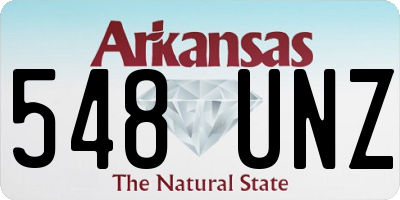 AR license plate 548UNZ