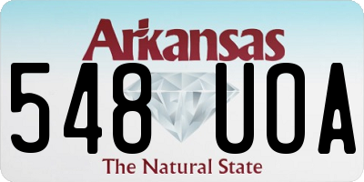 AR license plate 548UOA