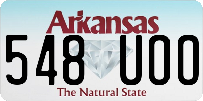 AR license plate 548UOO