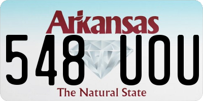 AR license plate 548UOU