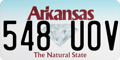 AR license plate 548UOV