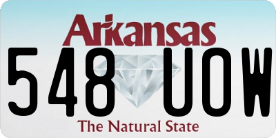 AR license plate 548UOW