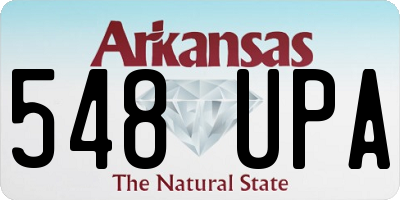 AR license plate 548UPA