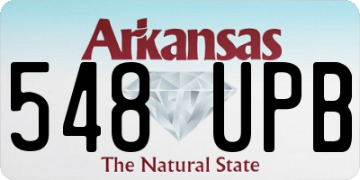 AR license plate 548UPB
