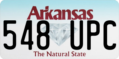 AR license plate 548UPC