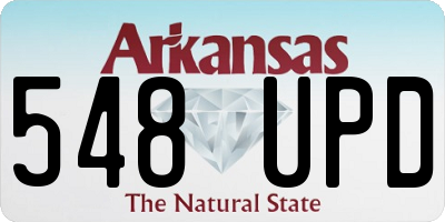 AR license plate 548UPD