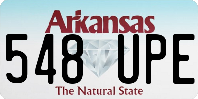AR license plate 548UPE