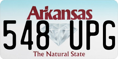 AR license plate 548UPG