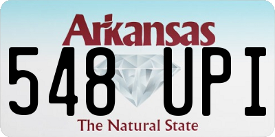 AR license plate 548UPI