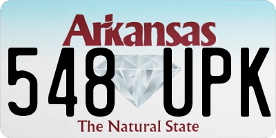 AR license plate 548UPK
