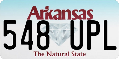 AR license plate 548UPL