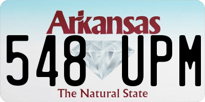 AR license plate 548UPM
