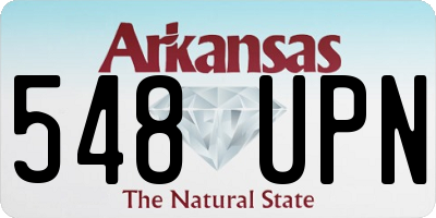 AR license plate 548UPN