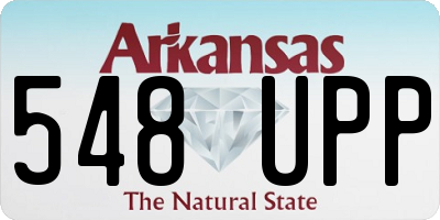 AR license plate 548UPP