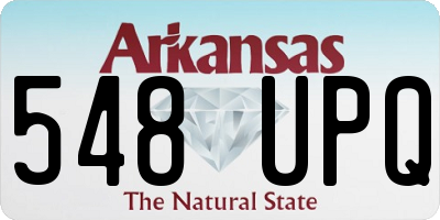 AR license plate 548UPQ